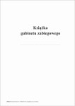 Książka gabinetu zabiegowego A4
