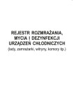 Rejestr rozmrażania, mycia i dezynfekcji urządzeń chłodniczych A5(2) - HACCP