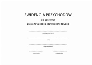 Ewidencja przychodów - ryczałt A5