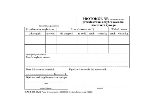 Protokół przeklasowania wybrakowania inwentarza żywego str1.jpg