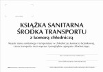 Książka sanitarna środka transportu z komorą chłodniczą A5 - HACCP
