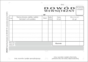 Dowód wewnętrzny  A6 (ogólny)
