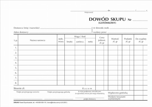 Dowód skupu (gotówkowy) A5.jpg