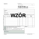 Faktura uproszczona 2/3 A5 - dla zwolnionych z VAT